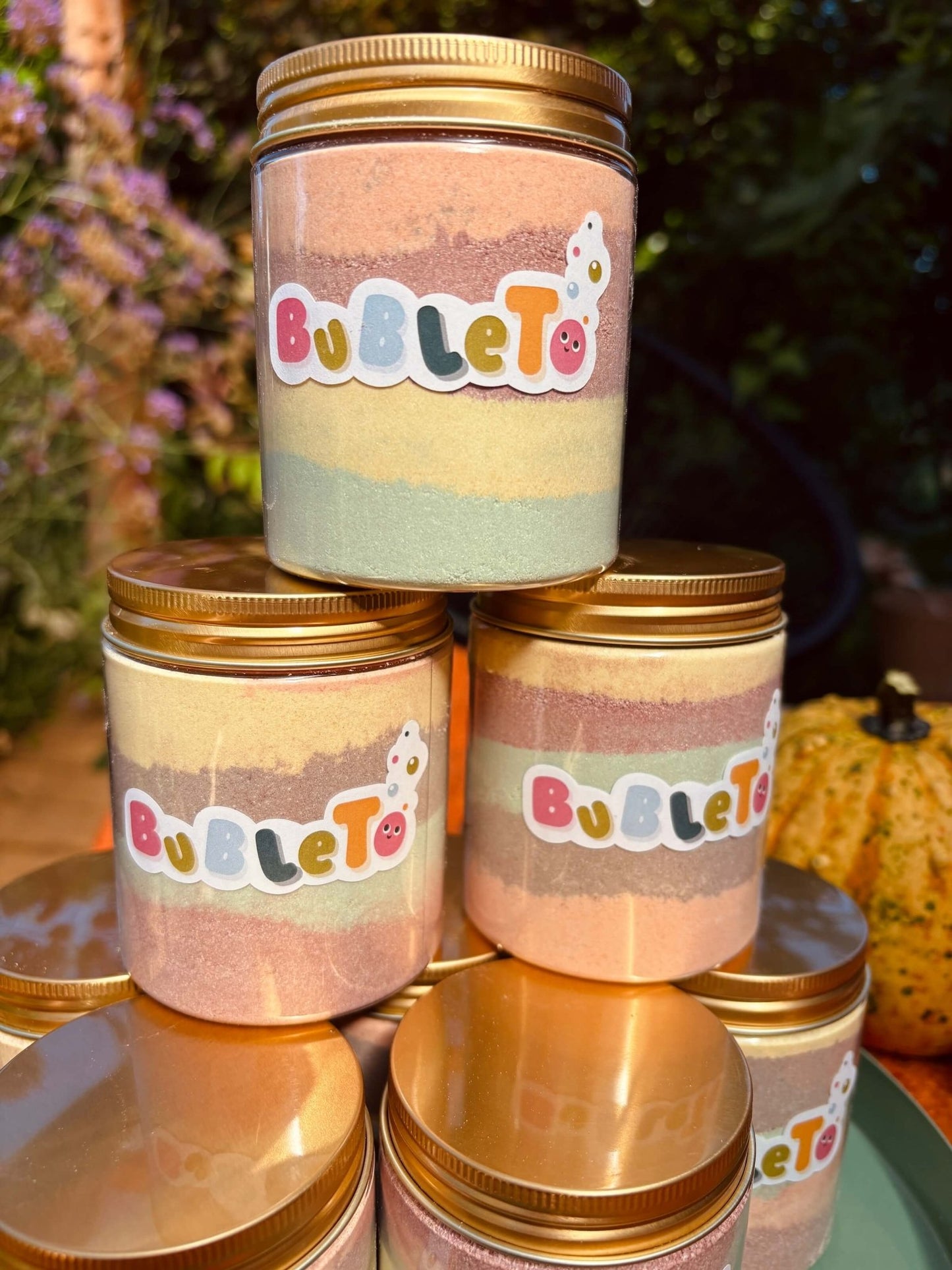 BubleTo - peniaci prášok na hranie, dóza Volanie jesene, 300g - BubleTo