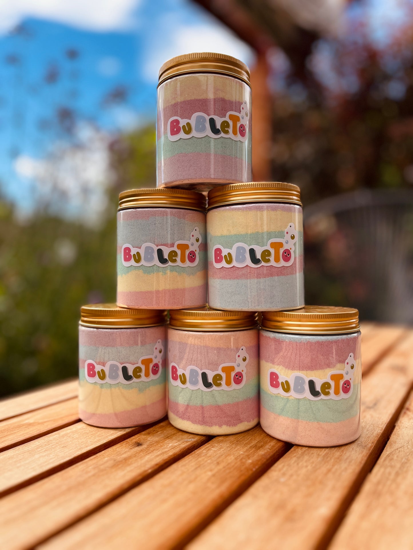 BubleTo - peniaci prášok na hranie, dóza Pastelová princezná, 350 g