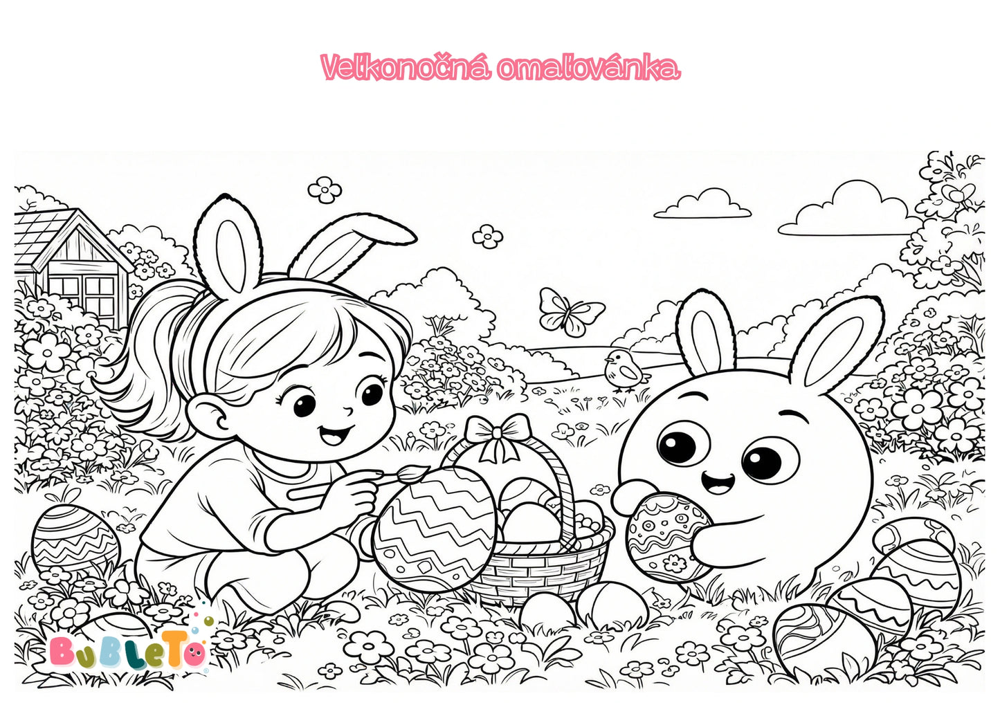 Veľkonočné PDF aktivity pre deti na vytlačenie