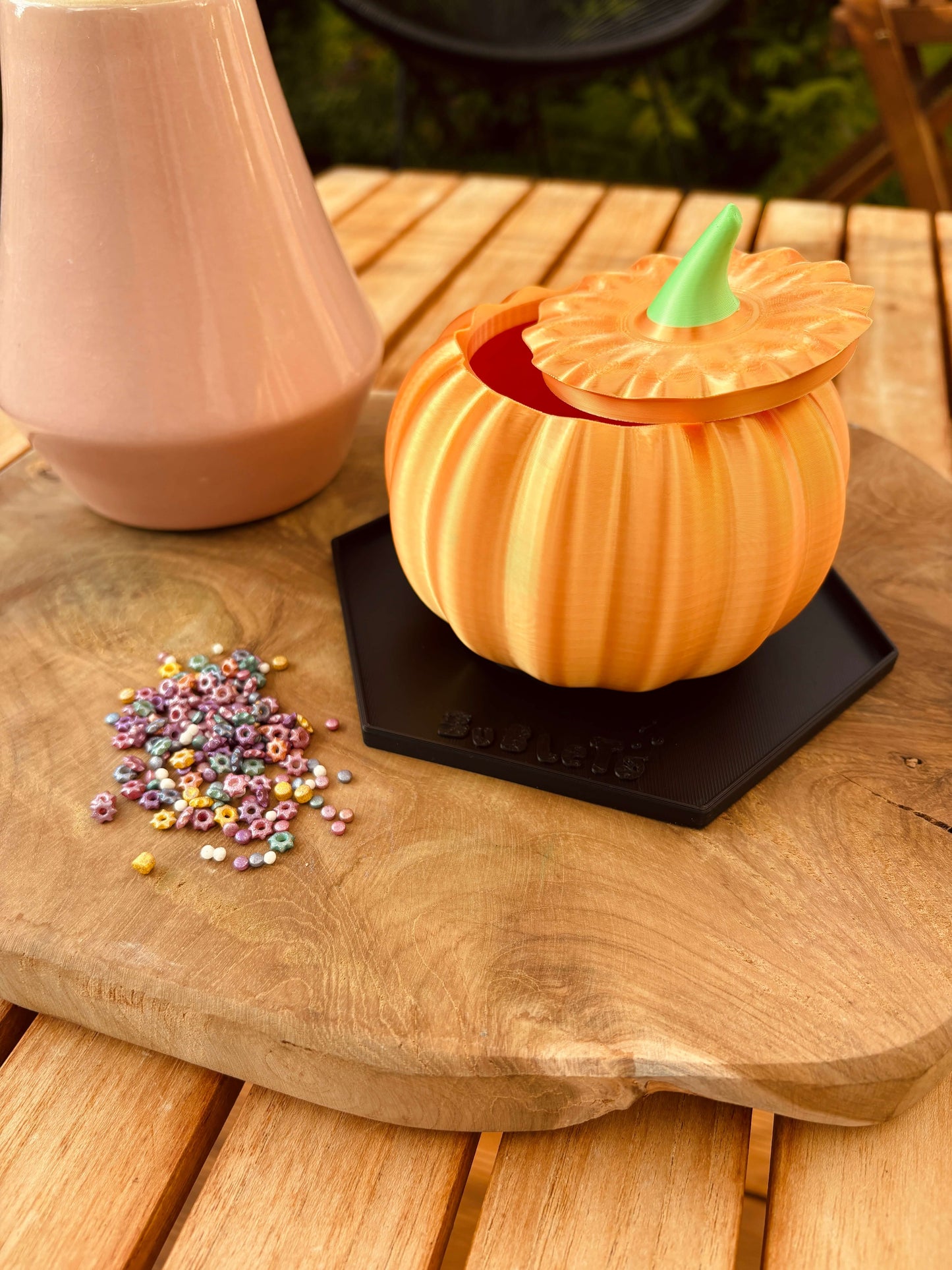 3D Miska v tvare tekvice s poklopom