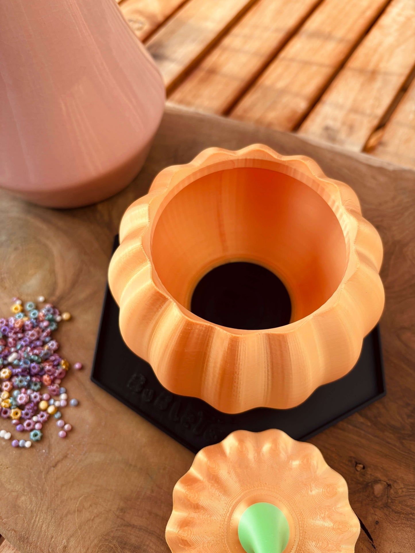 3D Miska v tvare tekvice s poklopom