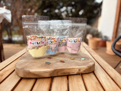 BubleTo Fun - peniaci prášok s veselými farebnými paličkami, 120g