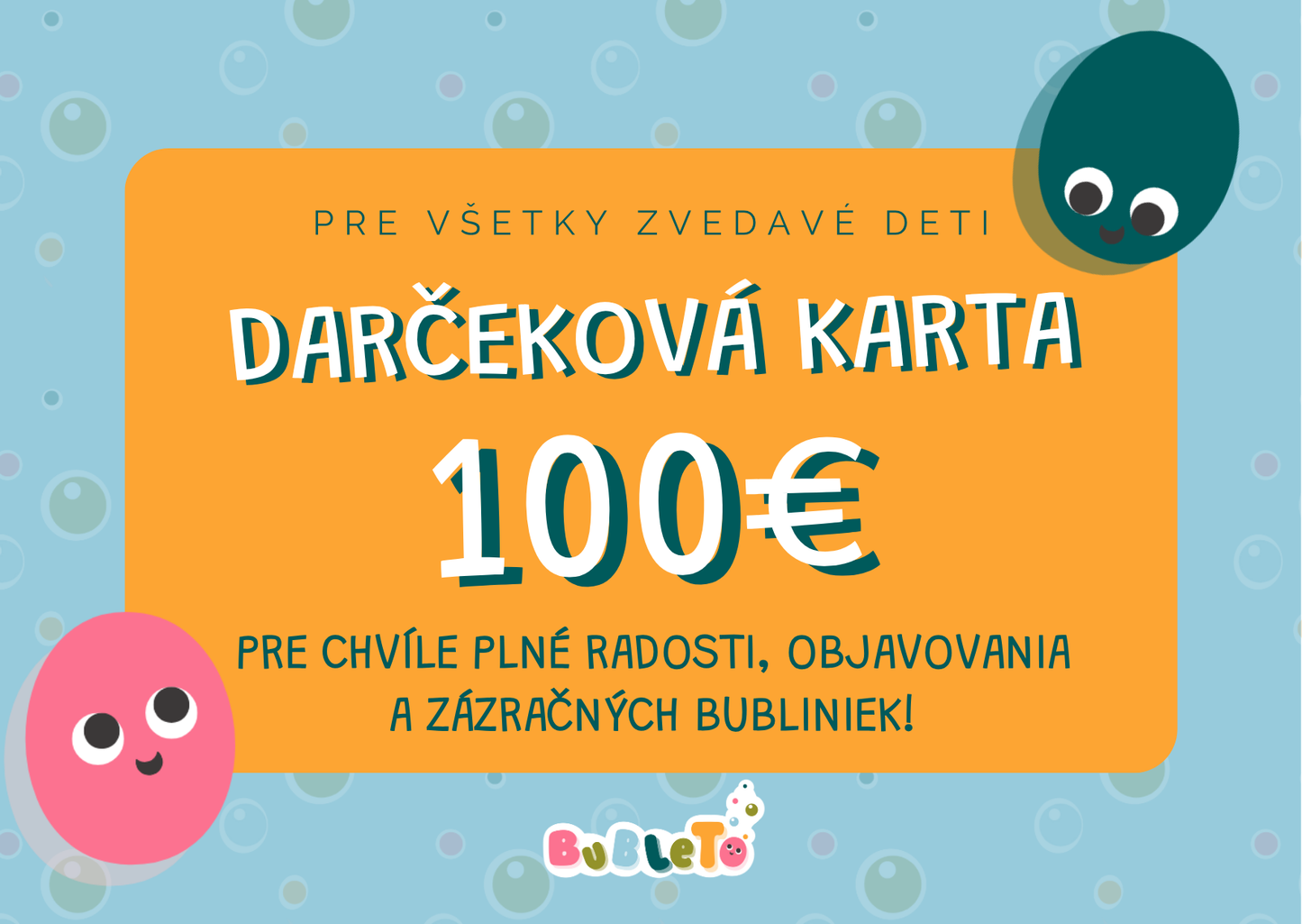 Darčeková karta 100 €