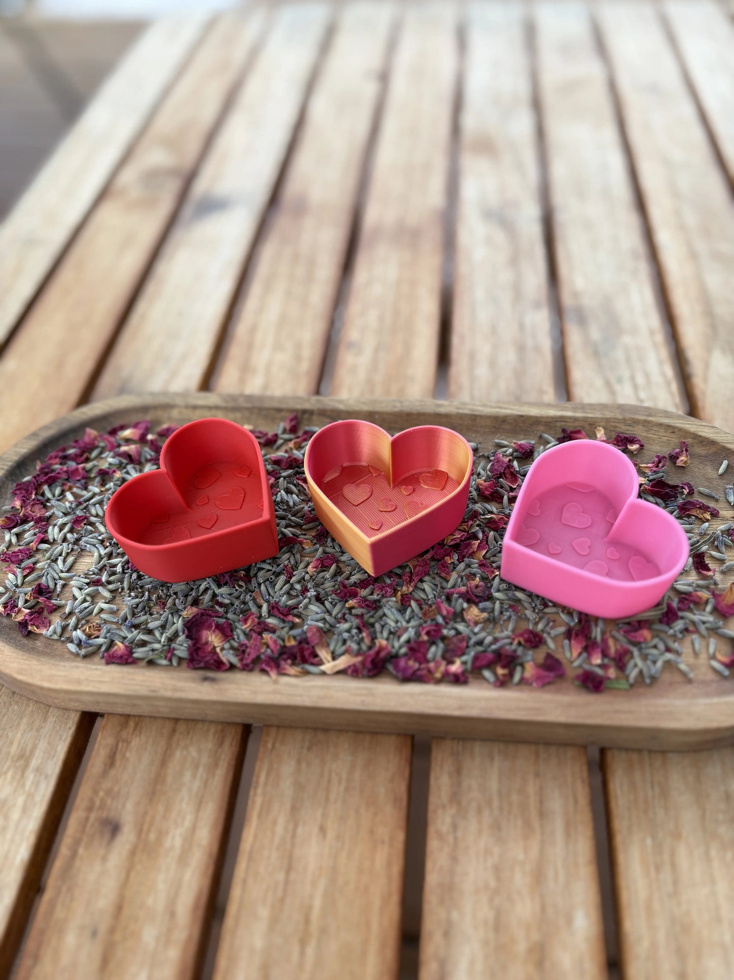 3D srdiečková mištička