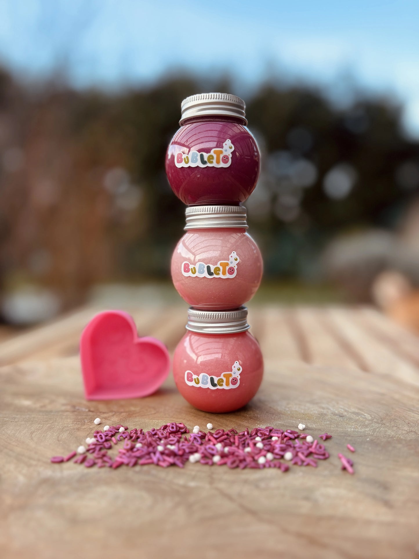 🌸 TrblieTo kúzelný aktivátor šumiacich a peniacich práškov - ružové trio