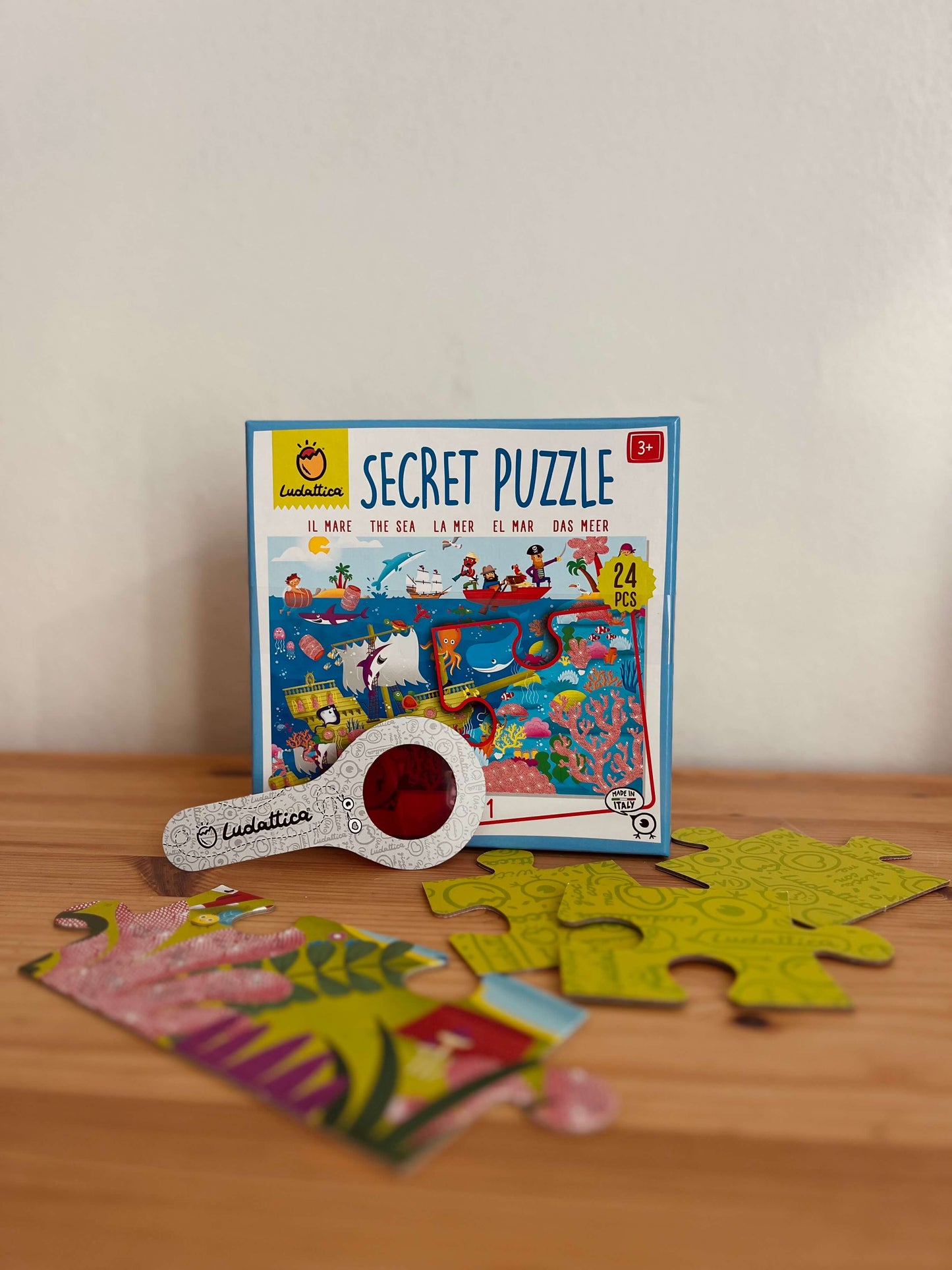 🔍 Ludattica Secret puzzle s lupou - More