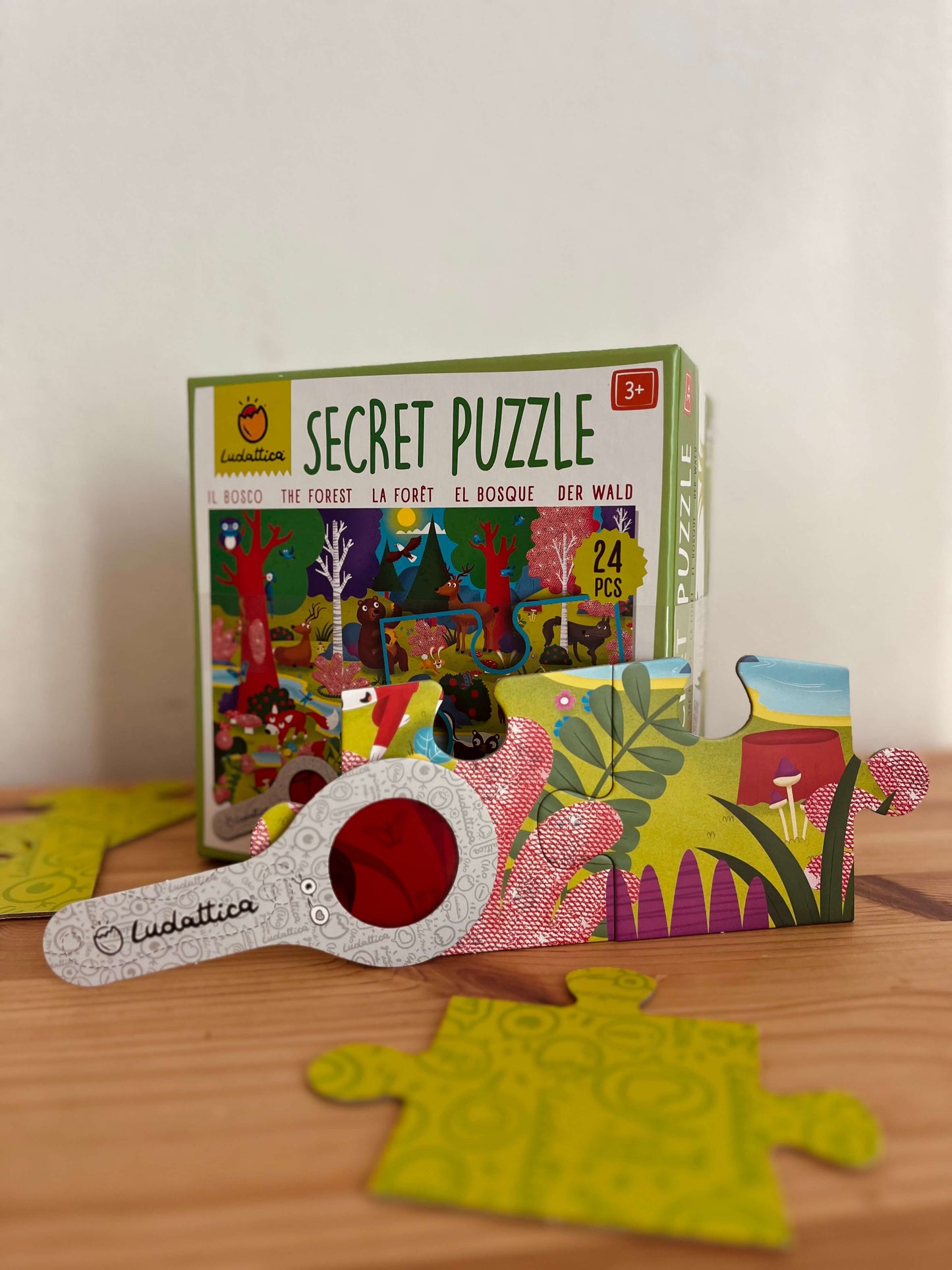 🔍 Ludattica Secret puzzle s lupou - Vesmír