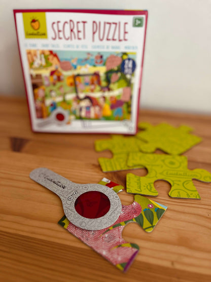 🔍 Ludattica Secret puzzle s lupou - Rozprávka