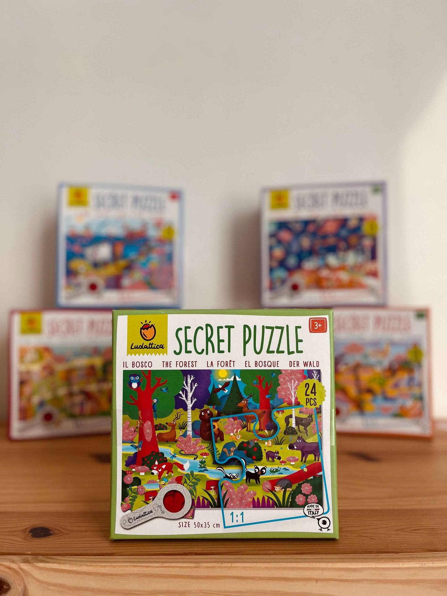 🔍 Ludattica Secret puzzle s lupou - Les