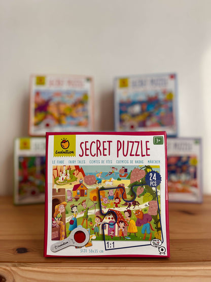 🔍 Ludattica Secret puzzle s lupou - Rozprávka