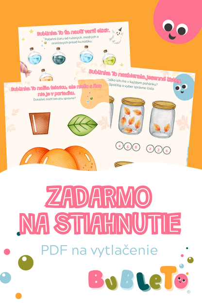 Jesenné PDF aktivity pre deti na vytlačenie
