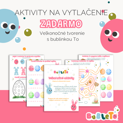 Veľkonočné PDF aktivity pre deti na vytlačenie
