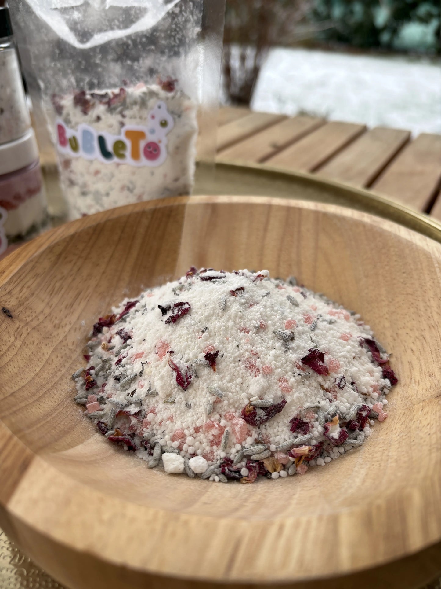 🌸 BubleTo Nature - peniaci prášok so sušenými kvetmi, 120g