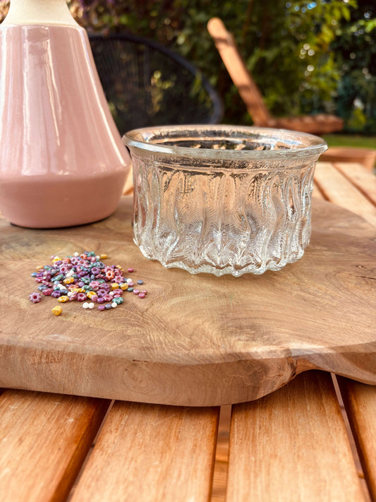 Veľké sklenená miska