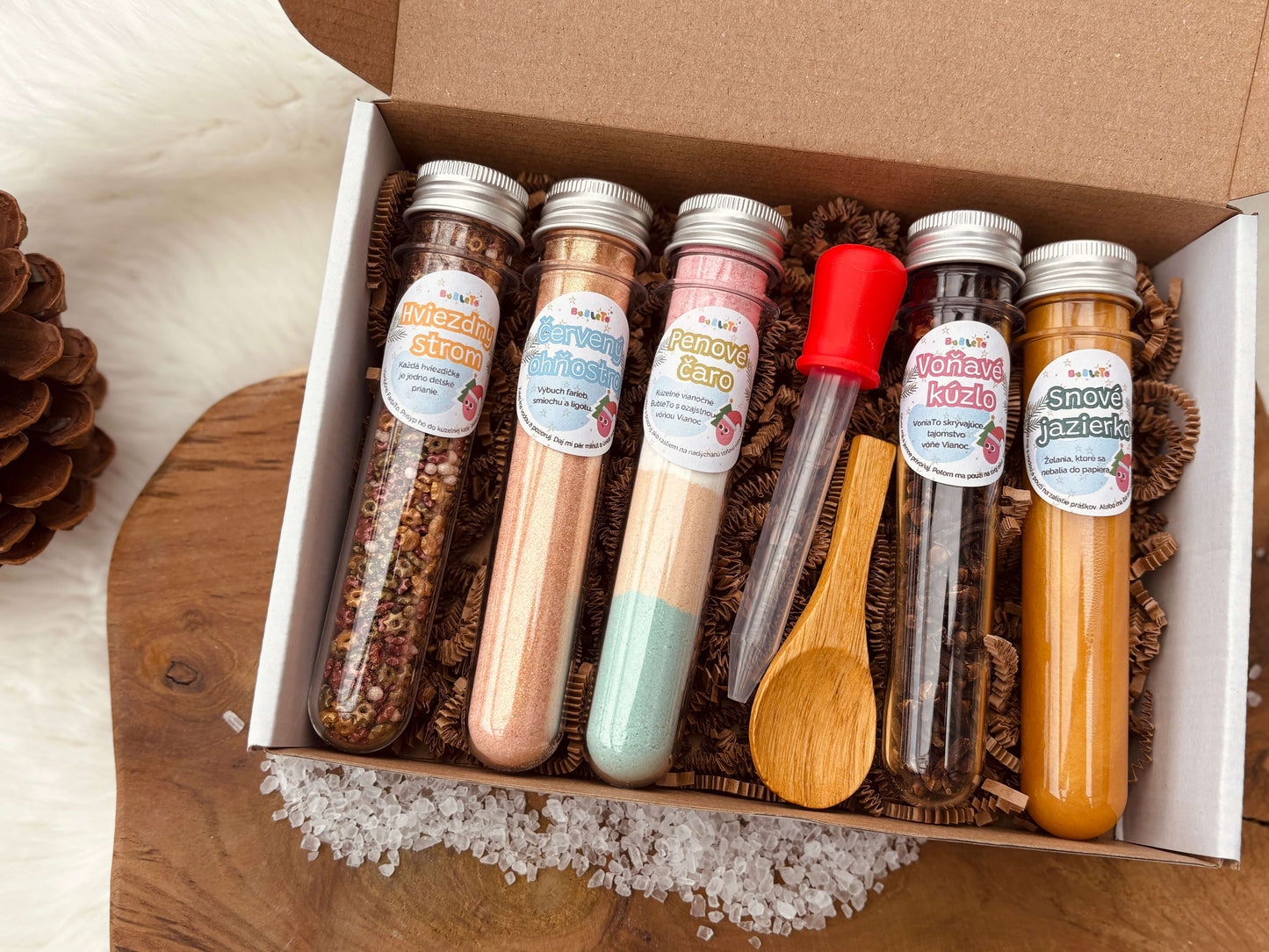 Vianočné kúzlo v krabičke - darčekový potion play set