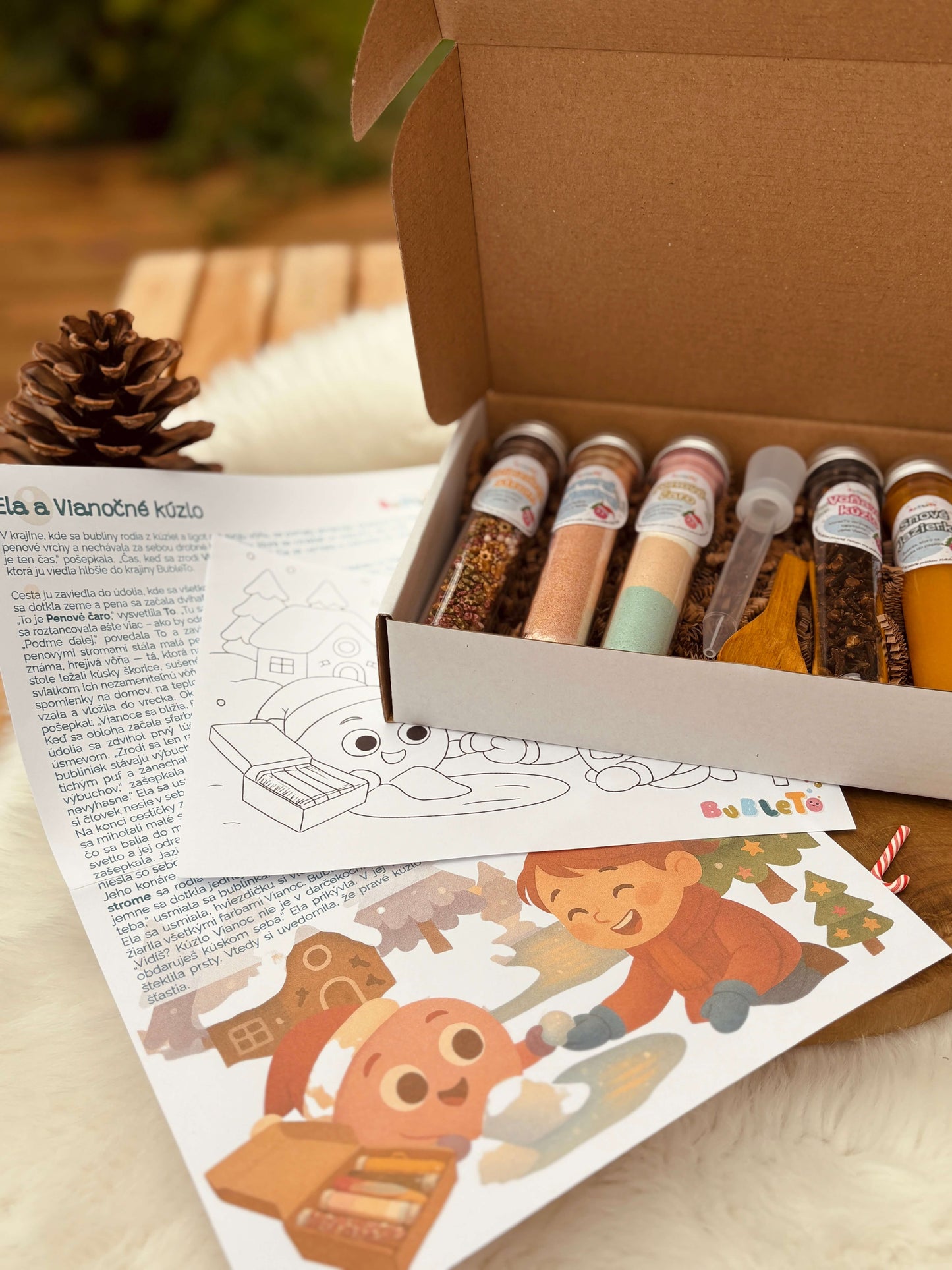 Vianočné kúzlo v krabičke - darčekový potion play set