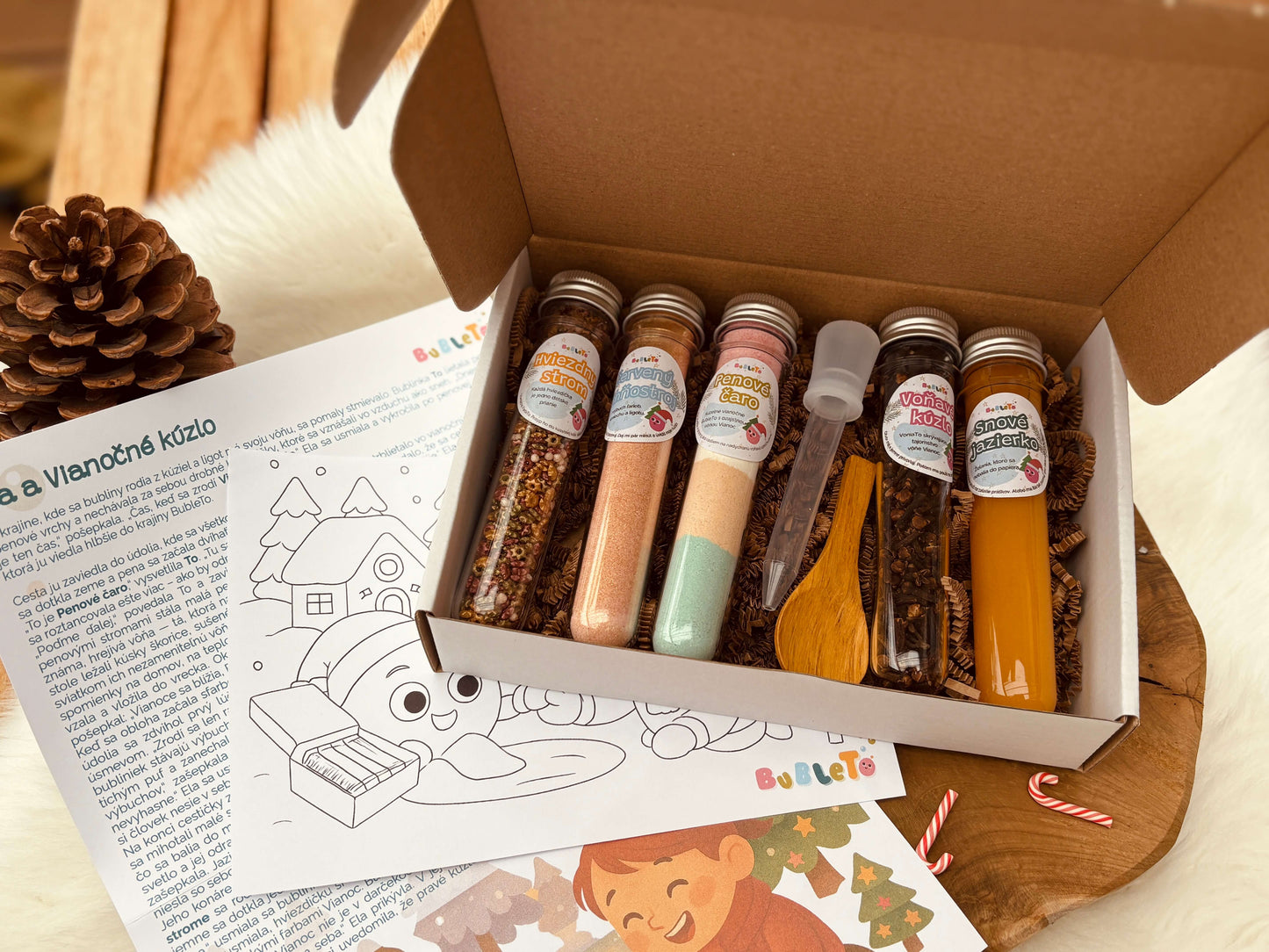 Vianočné kúzlo v krabičke - darčekový potion play set