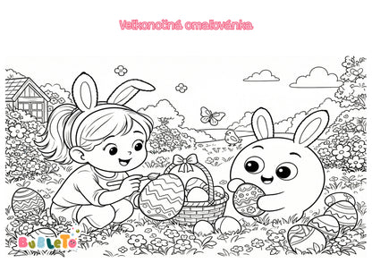 Veľkonočné PDF aktivity pre deti na vytlačenie