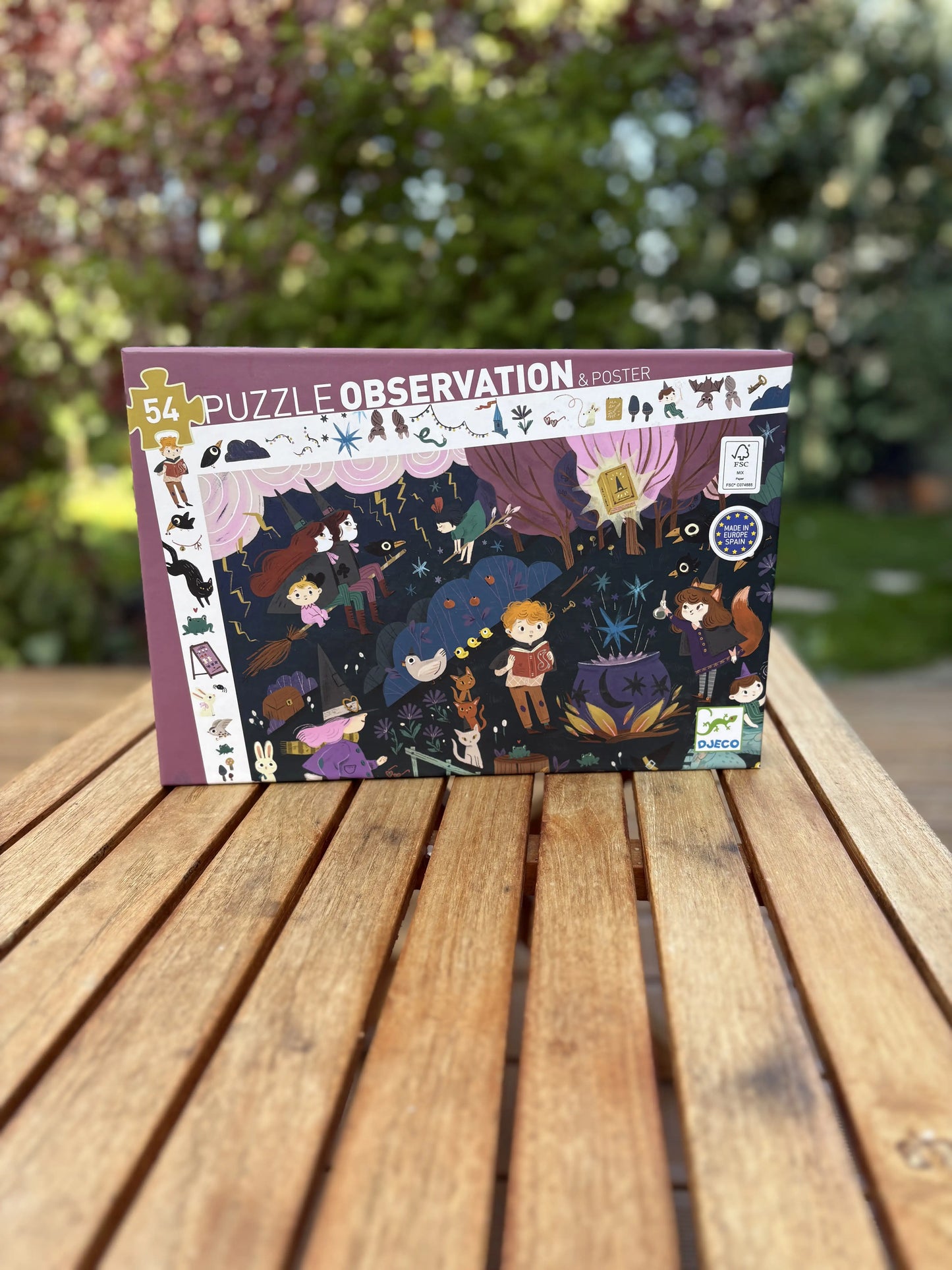 Djeco objavovacie puzzle čarodejnícky svet