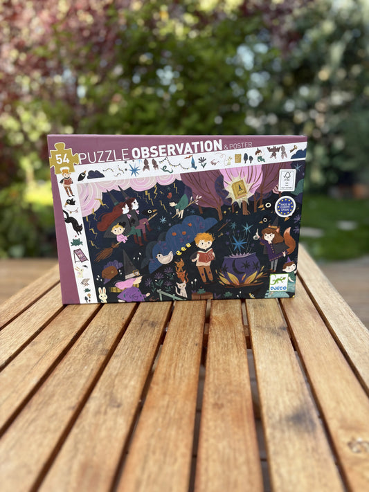 Djeco objavovacie puzzle čarodejnícky svet