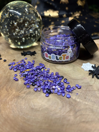 Halloweenske FarbiTo fialová prísada ukážka 