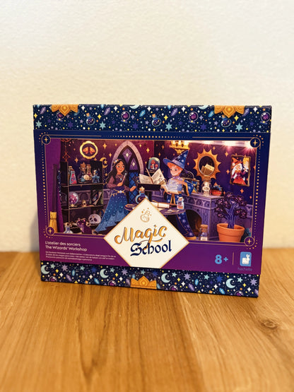 Janod Magic School - Sada na výrobu 3D Hodiny čarodejníctva
