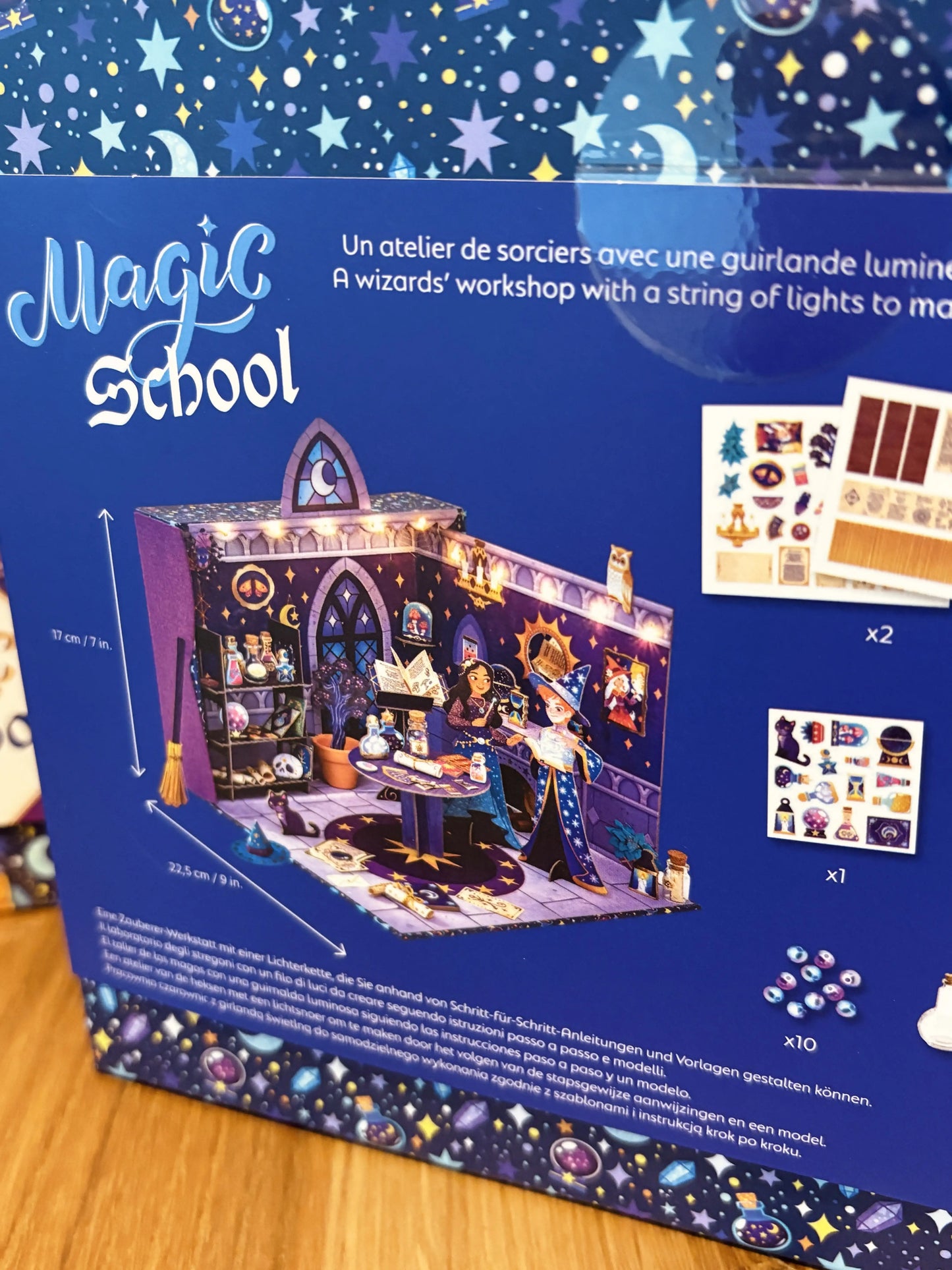 Janod Magic School - Sada na výrobu 3D Hodiny čarodejníctva