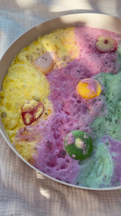 BubleTo - peniaci prášok na hranie, dóza Letné ovocie, 350 g