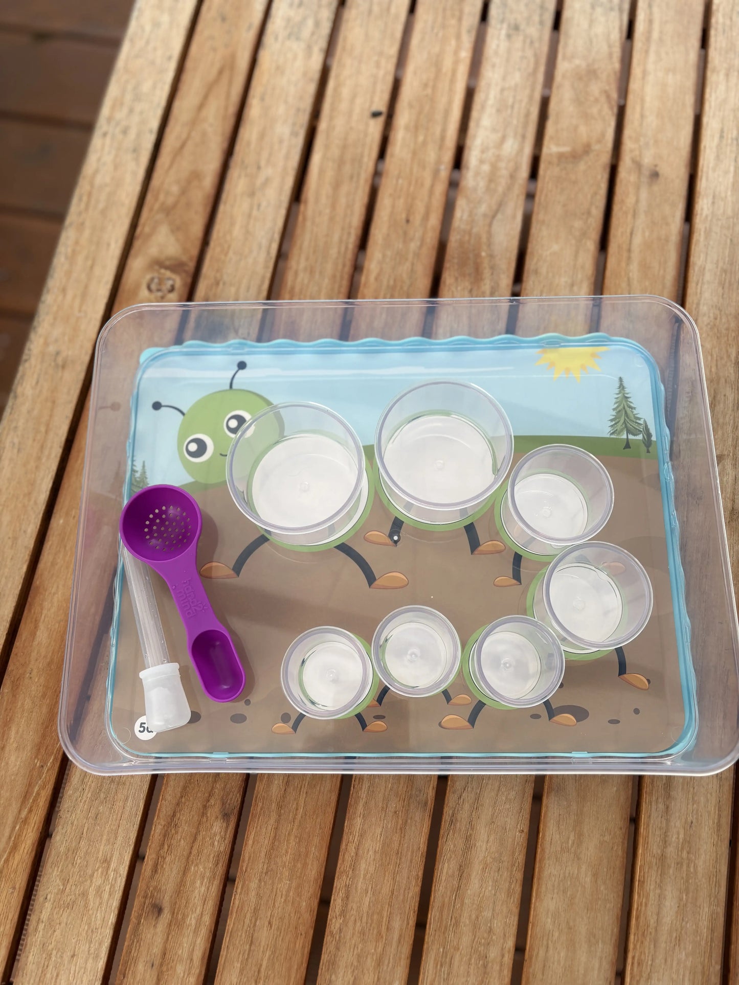 Senzorická tácka s mištičkami a pomôckami - Learning Resources