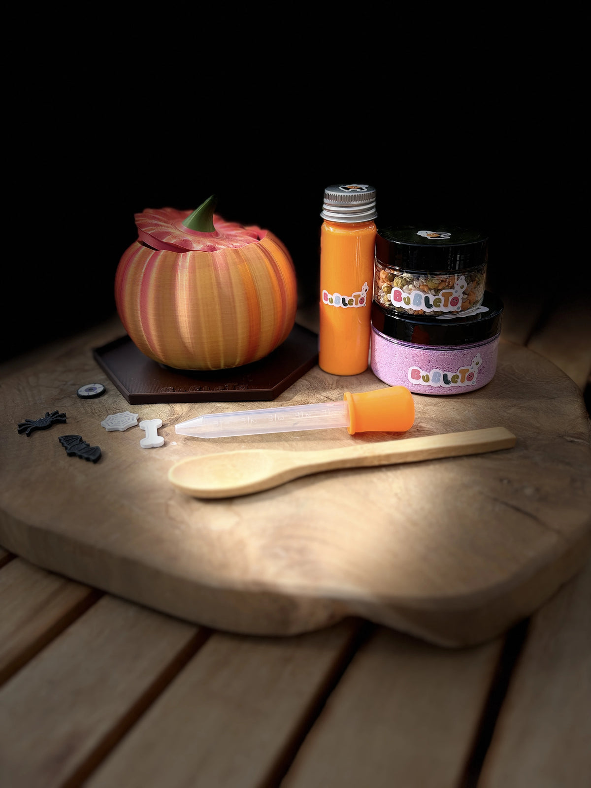 Kreatívny set s tekvicovou miskou Halloween| experimenty s BubleTo