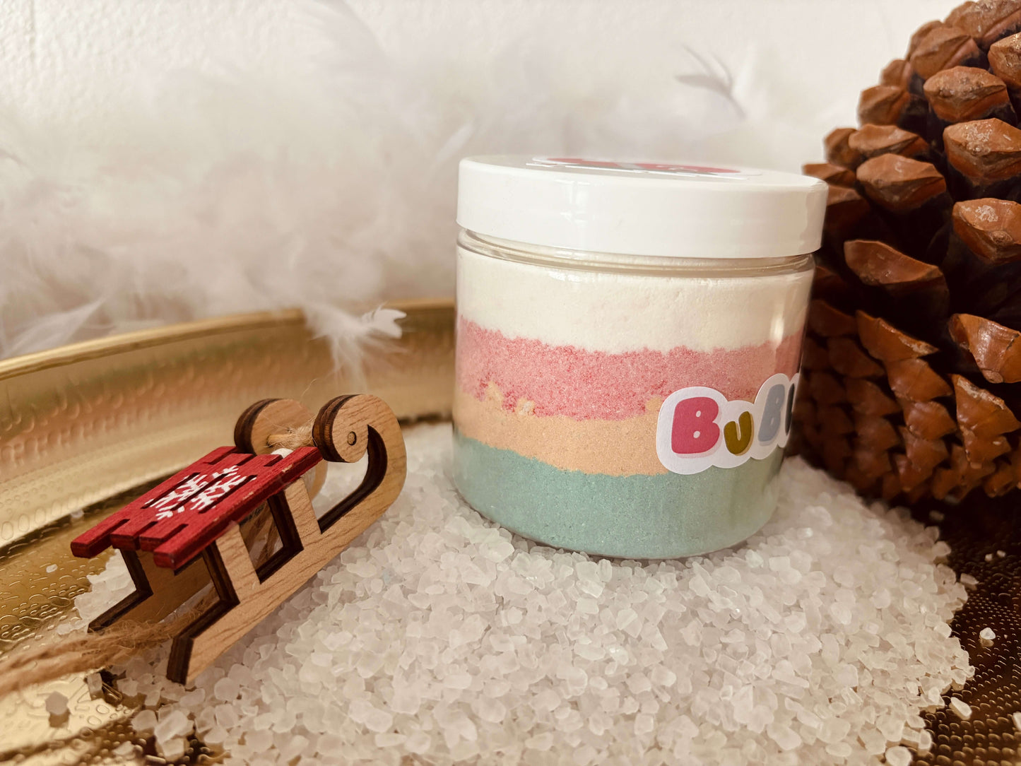 🎄🎅🏼 Vianočná BubleTo dóza - peniaci prášok, 200ml